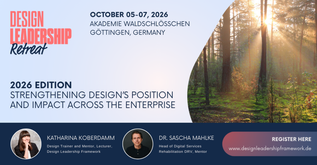 Markting Image for Design Leadership Retreat